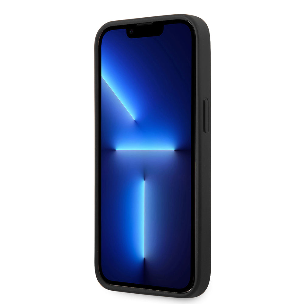 Apple iPhone 14 Kılıf Ferrari Orjinal Lisanslı Silikon Metal Logo Dizayn Kapak