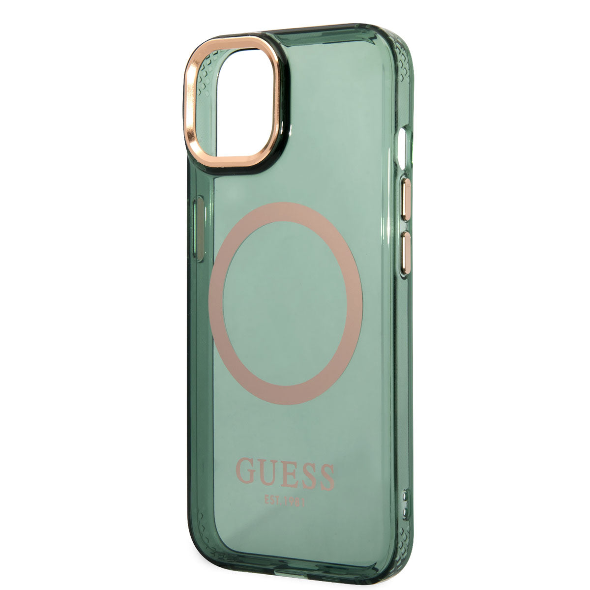 Apple iPhone 14 Kılıf GUESS M-safe Şarj Özellikli Airbagli Dizayn Kapak