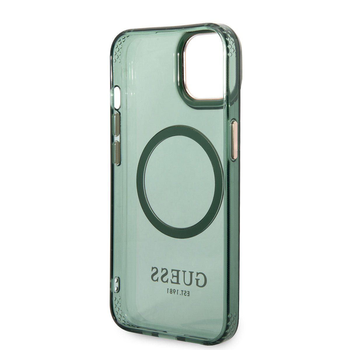 Apple iPhone 14 Kılıf GUESS M-safe Şarj Özellikli Airbagli Dizayn Kapak