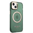 Apple iPhone 14 Kılıf GUESS M-safe Şarj Özellikli Airbagli Dizayn Kapak