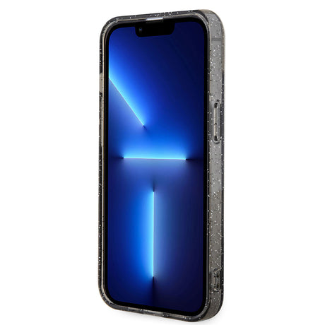 Apple iPhone 14 Kılıf GUESS M-safe Şarj Özellikli Glitter Kapak