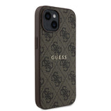 Apple iPhone 14 Kılıf Guess Orjinal Lisanslı M-safe Şarj Özellikli 4G Desen Yazı Logolu Kapak