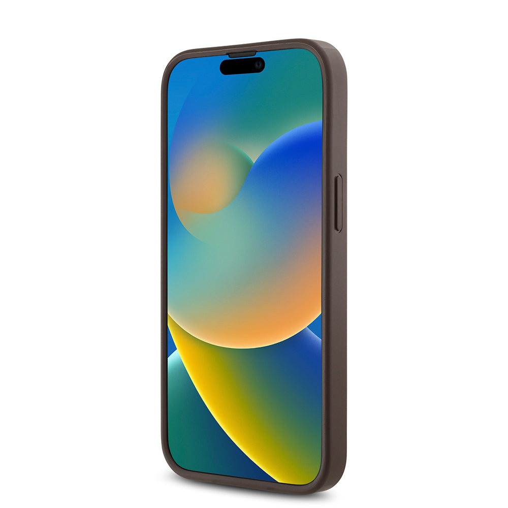 Apple iPhone 14 Kılıf Guess Orjinal Lisanslı M-safe Şarj Özellikli Gül Baskılı 4G Desenli Yazı Logolu Kapak