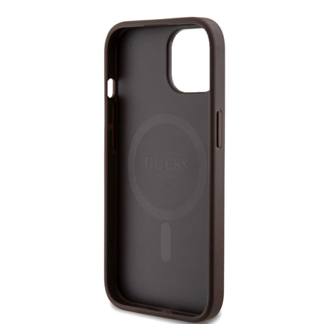 Apple iPhone 14 Kılıf Guess Orjinal Lisanslı M-safe Şarj Özellikli Small 4G Classic Kapak