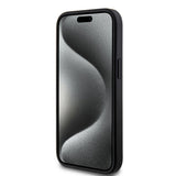 Apple iPhone 14 Kılıf Guess Orjinal Lisanslı M-safe Şarj Özellikli Yazı Logolu Circle Classic Kapak