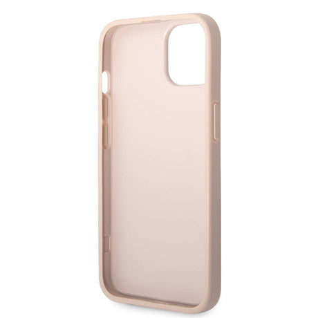 Apple iPhone 14 Kılıf Guess PU Deri Büyük Metal Logo Dizaynlı Kapak