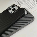 Apple iPhone 14 Kılıf M-safe Şarj Özellikli Karbon Fiber Görünümlü Zore Troy Kapak