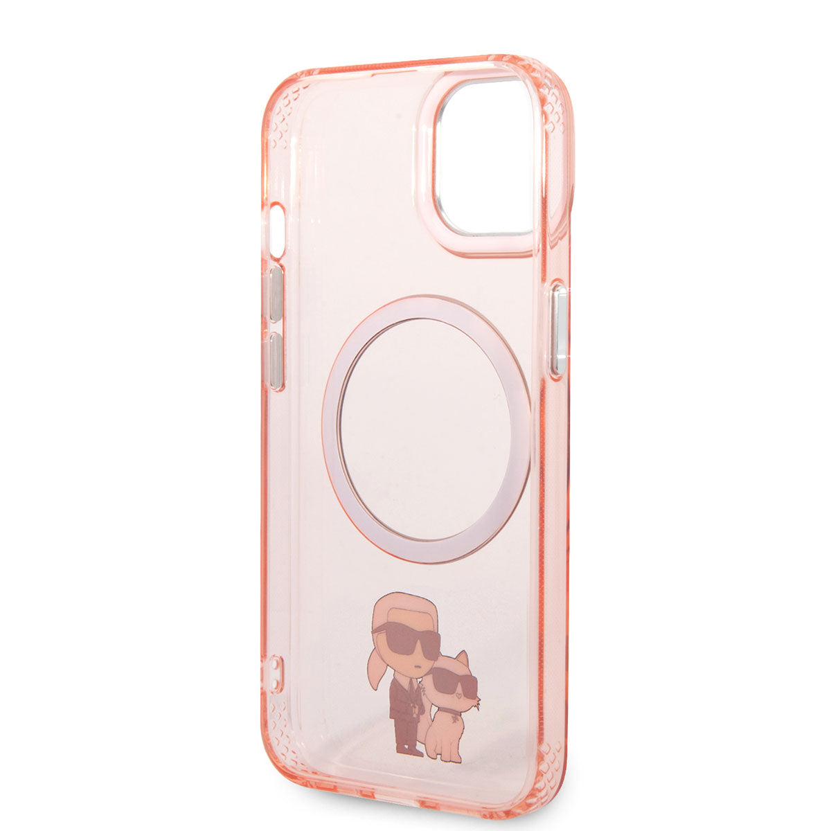 Apple iPhone 14 Kılıf Karl Lagerfeld M-safe Şarj Özellikli K&C Dizayn Kapak