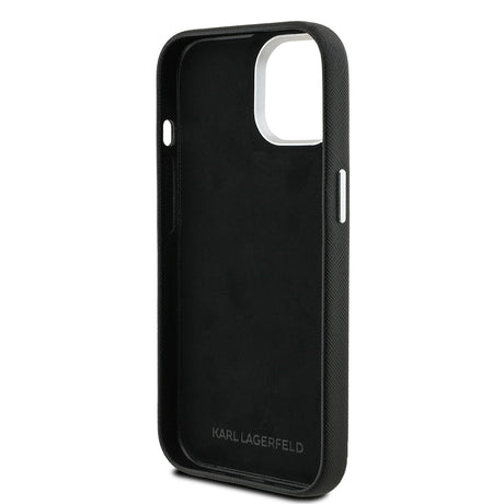 Apple iPhone 14 Kılıf Karl Lagerfeld Orjinal Lisanslı K&C Heads Pin Kapak