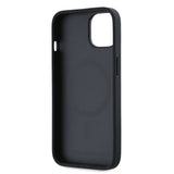 Apple iPhone 14 Kılıf Karl Lagerfeld Orjinal Lisanslı M-safe Şarj Özellikli KL Yazılı Hot Stamp Kapak