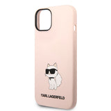 Apple iPhone 14 Kılıf Karl Lagerfeld Silikon Choupette Dizayn Kapak