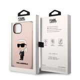 Apple iPhone 14 Kılıf Karl Lagerfeld Silikon Karl Dizayn Kapak