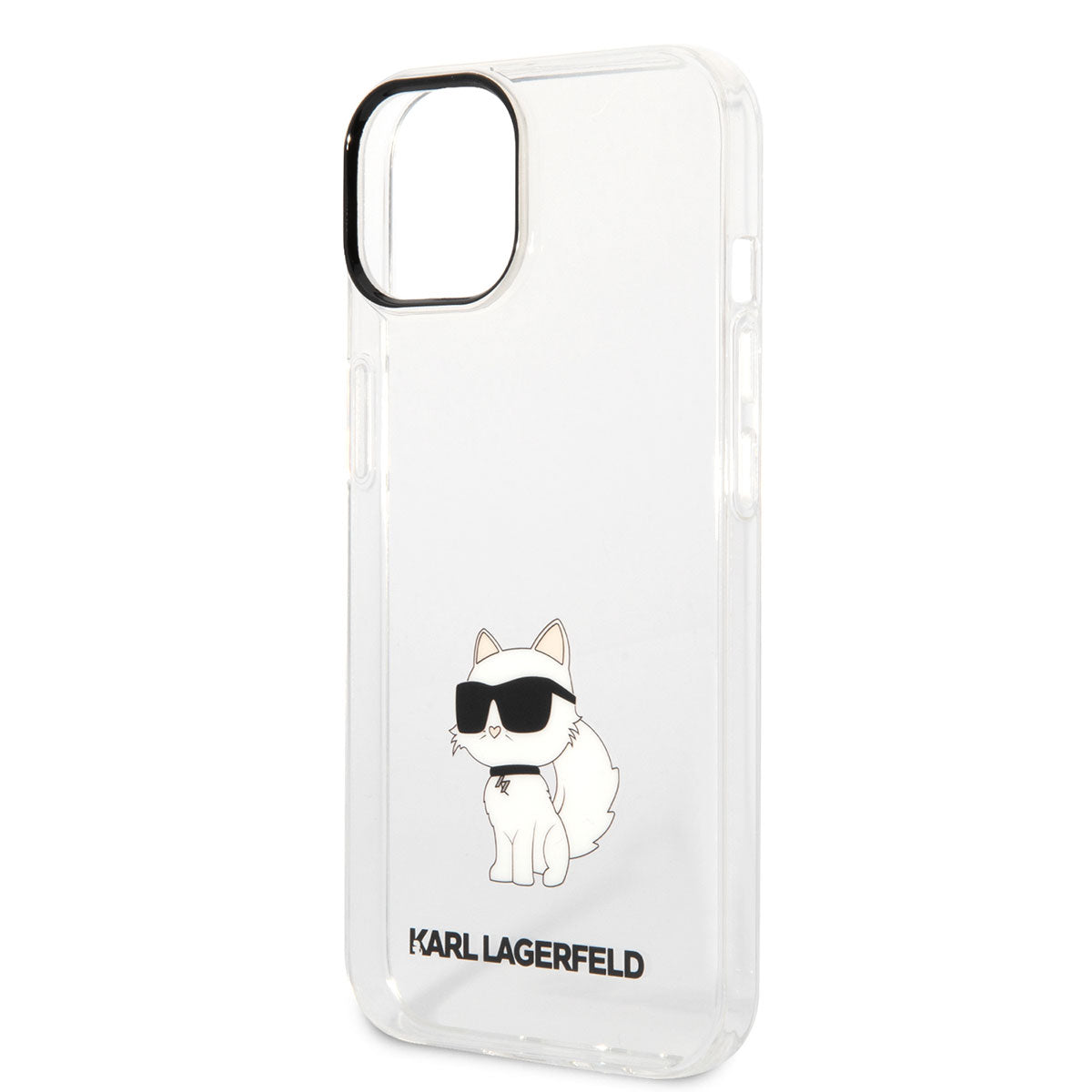 Apple iPhone 14 Kılıf Karl Lagerfeld Transparan Choupette Dizayn Kapak