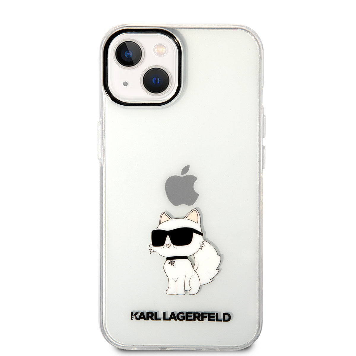 Apple iPhone 14 Kılıf Karl Lagerfeld Transparan Choupette Dizayn Kapak