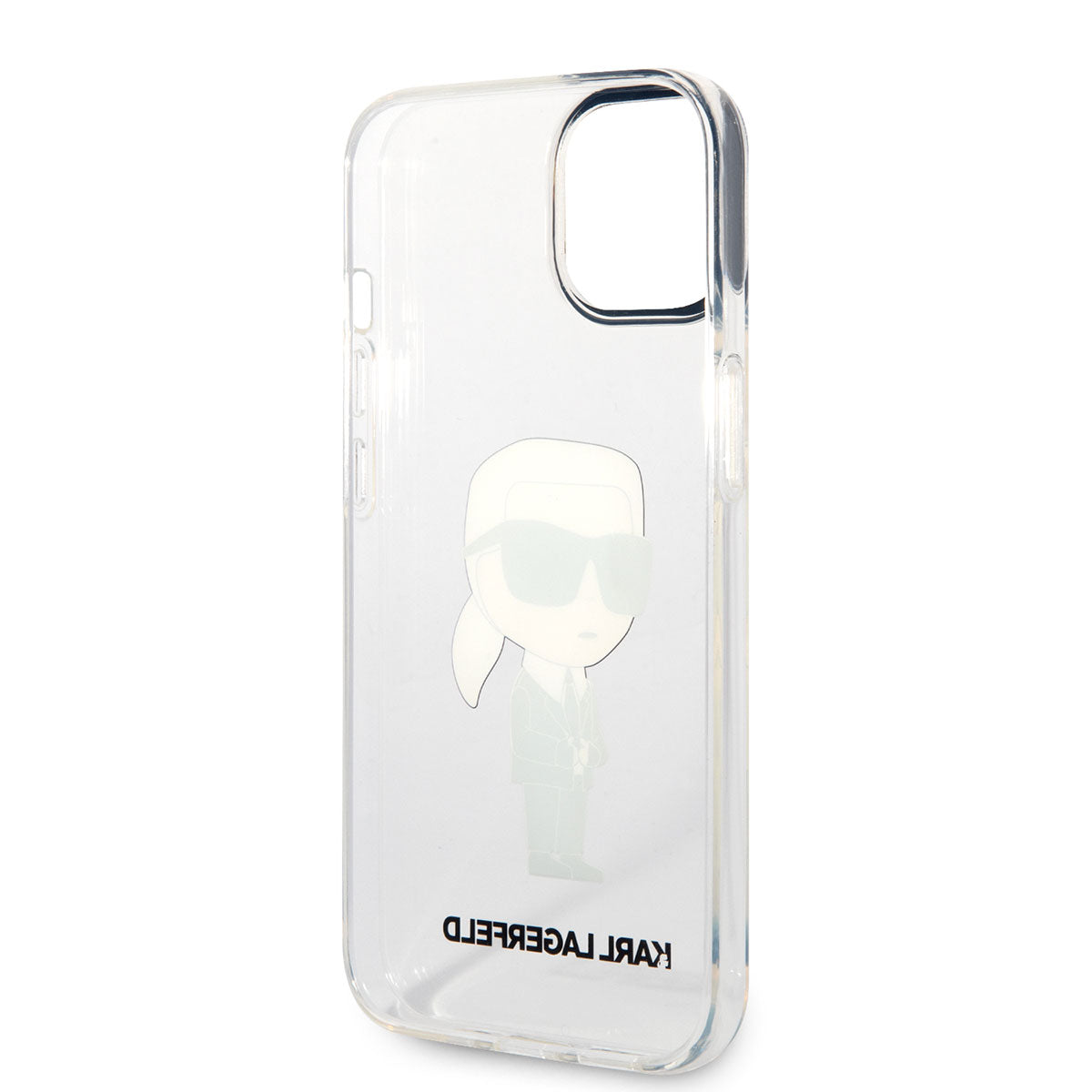 Apple iPhone 14 Kılıf Karl Lagerfeld Transparan İkonik Karl Dizayn Kapak