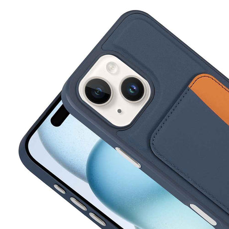 Apple iPhone 14 Kılıf Kartlıklı Zore X-Kart Silikon Kapak