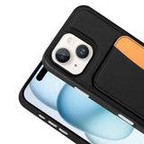 Apple iPhone 14 Kılıf Kartlıklı Zore X-Kart Silikon Kapak