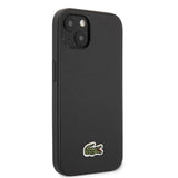 Apple iPhone 14 Kılıf Lacoste Orjinal Lisanslı PU Pike Desenli Arka Yüzey İkonik Timsah Dokuma Logolu Kapak