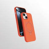Apple iPhone 14 Kılıf M-safe Şarj Özellikli Standlı Zore Samara Kapak