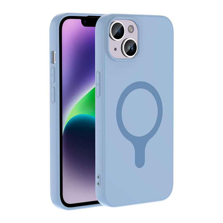 Apple iPhone 14 Kılıf M-Safe Şarj Özellikli Zore Aris Silikon Kapak