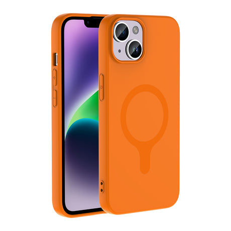 Apple iPhone 14 Kılıf M-Safe Şarj Özellikli Zore Aris Silikon Kapak
