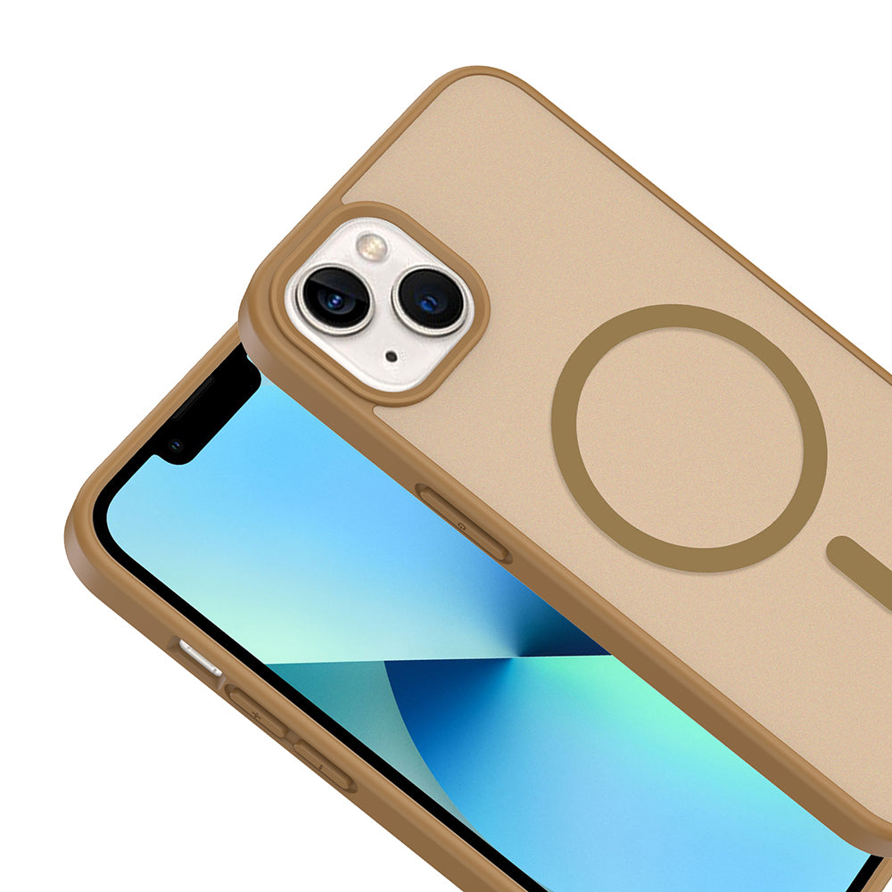 Apple iPhone 14 Kılıf M-safe Şarj Özellikli Zore Babet Kapak