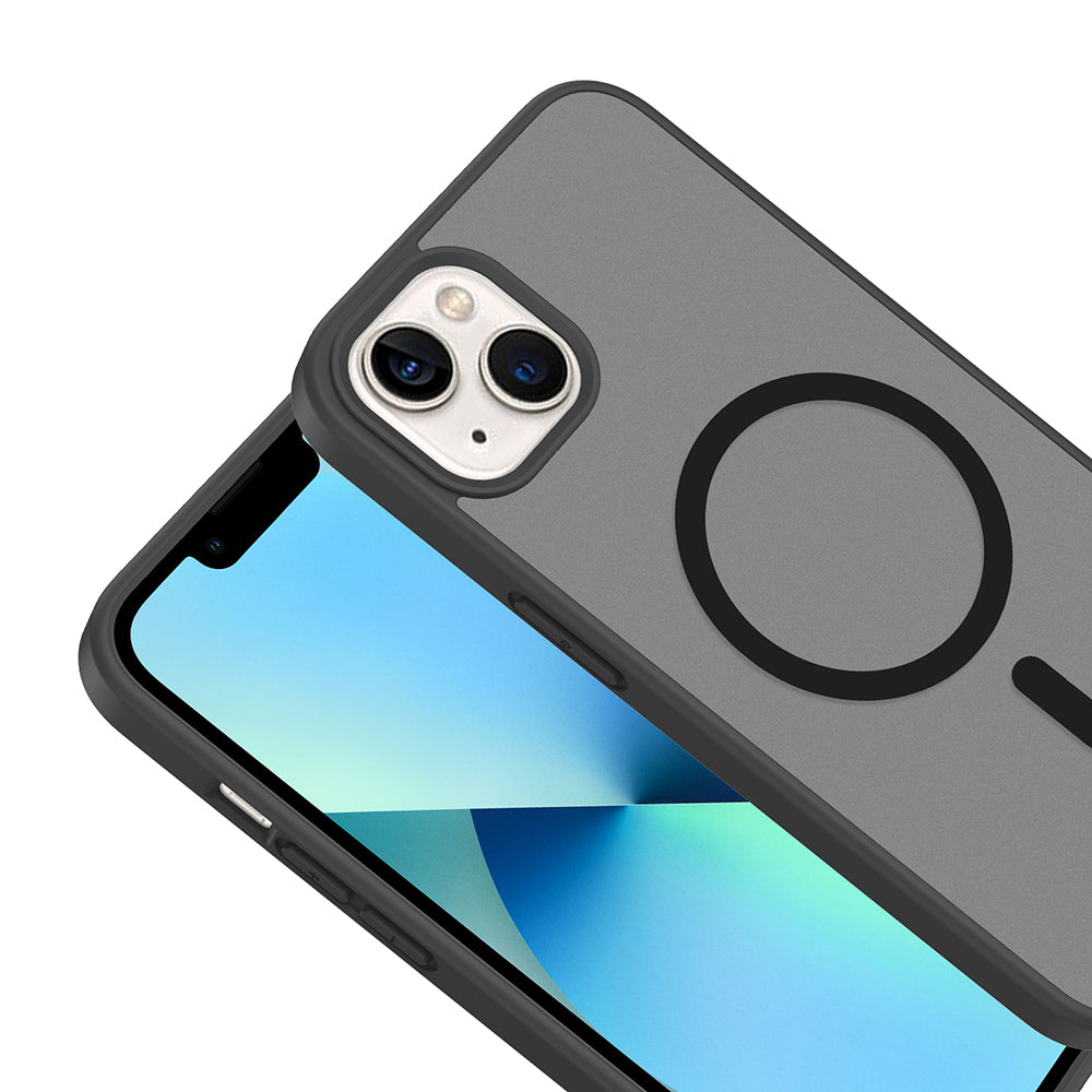 Apple iPhone 14 Kılıf M-safe Şarj Özellikli Zore Babet Kapak