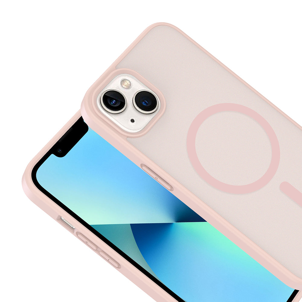 Apple iPhone 14 Kılıf M-safe Şarj Özellikli Zore Babet Kapak