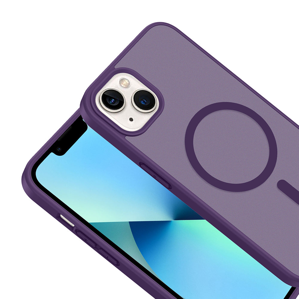 Apple iPhone 14 Kılıf M-safe Şarj Özellikli Zore Babet Kapak