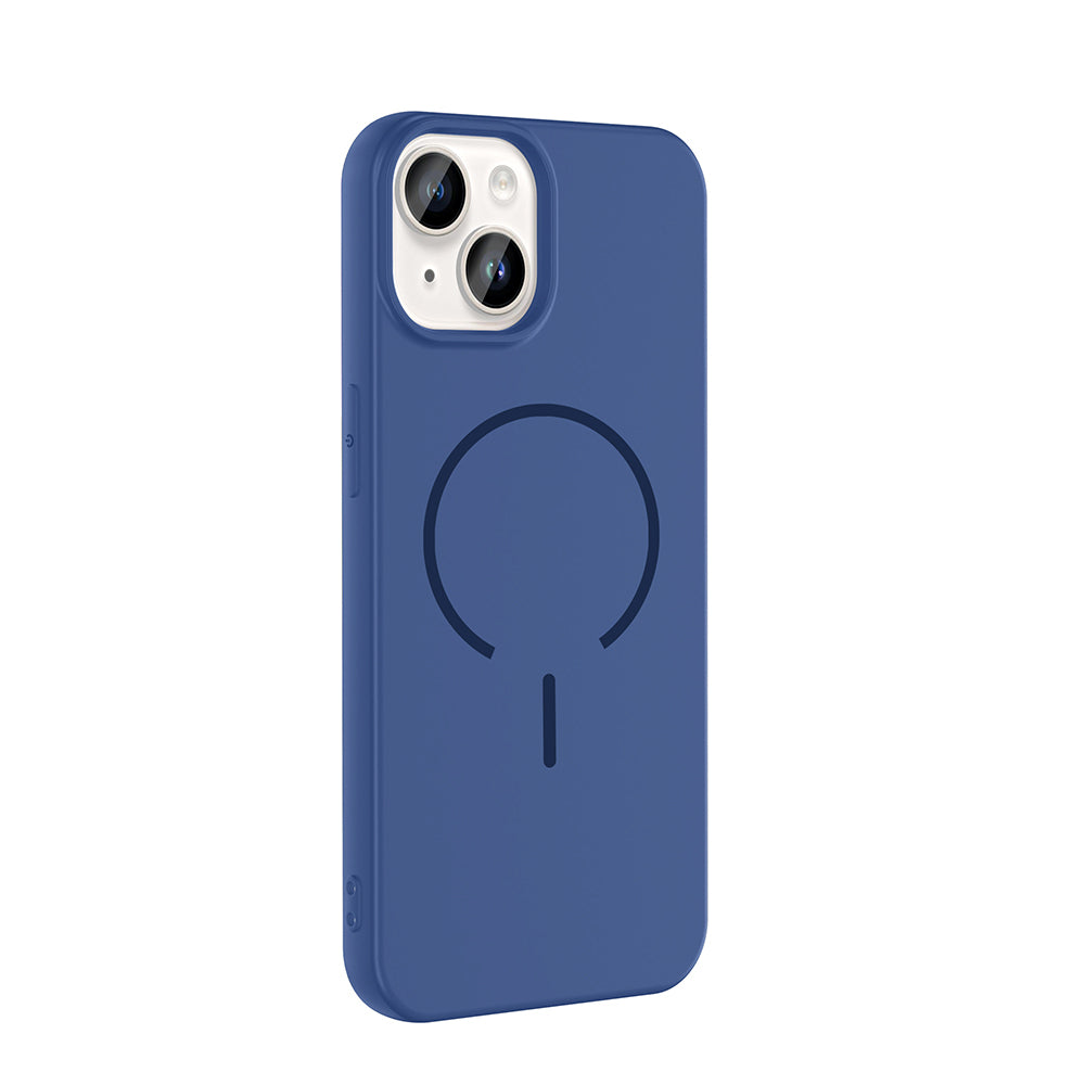 Apple iPhone 14 Kılıf M-safe Şarj Özellikli Zore Meta Kapak