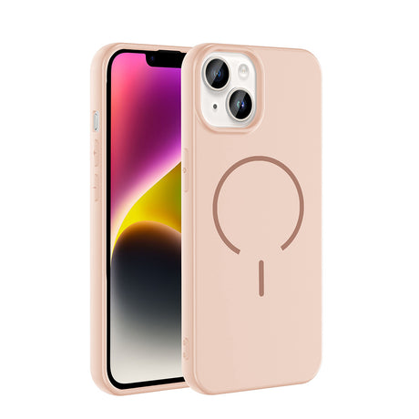 Apple iPhone 14 Kılıf M-safe Şarj Özellikli Zore Meta Kapak