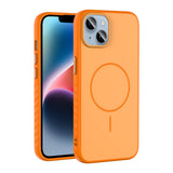 Apple iPhone 14 Kılıf M-safe Şarj Özellikli Zore Tea Kapak