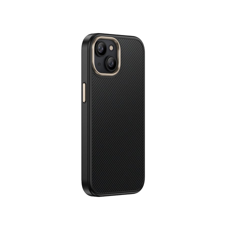Apple iPhone 14 Kılıf M-safe Şarj Özellikli Karbon Fiber Görünümlü Zore Antina Kapak