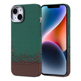 Apple iPhone 14 Kılıf M-safe Şarj Özellikli Karbon Fiber Görünümlü Zore Nekst Kapak