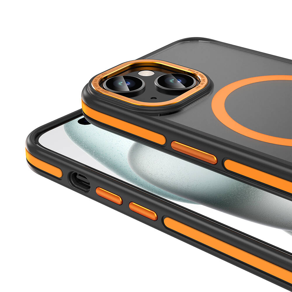 Apple iPhone 14 Kılıf M-safe Şarj Özellikli Mat Görünümlü Zore Ant Kapak