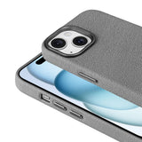 Apple iPhone 14 Kılıf M-safe Şarj Özellikli PU Deri Zore Adora Kapak