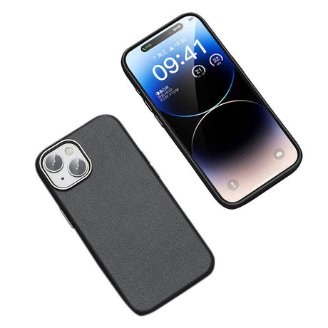 Apple iPhone 14 Kılıf M-safe Şarj Özellikli PU Deri Zore Adora Kapak