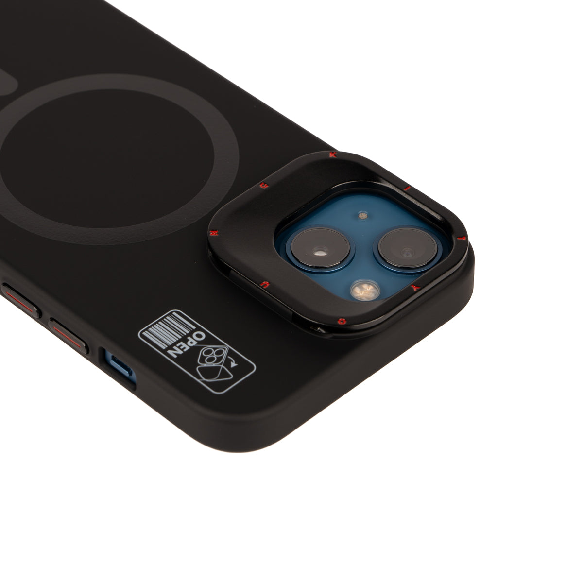 Apple iPhone 14 Kılıf M-safe Şarj Özellikli Standlı YoungKit Hermit Bracket Serisi Kapak