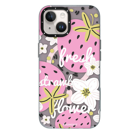 Apple iPhone 14 Kılıf M-safe Şarj Özellikli Yaz Meyvesi Desenli Youngkit Fruity Flavour Serisi Kapak