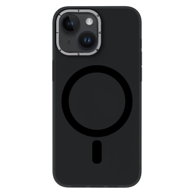 Apple iPhone 14 Kılıf M-safe Şarj Özellikli Youngkit Hidden Sand Serisi Kapak