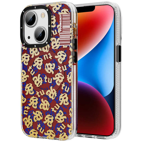 Apple iPhone 14 Kılıf M-safe Şarj Özellikli Youngkit Play Rabbit Serisi Kapak