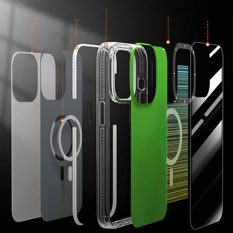 Apple iPhone 14 Kılıf M-safe Şarj Özellikli Youngkit Pure Serisi Kapak