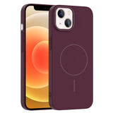 Apple iPhone 14 Kılıf M-safe Şarj Özellikli Zore Ruby Sert Kapak