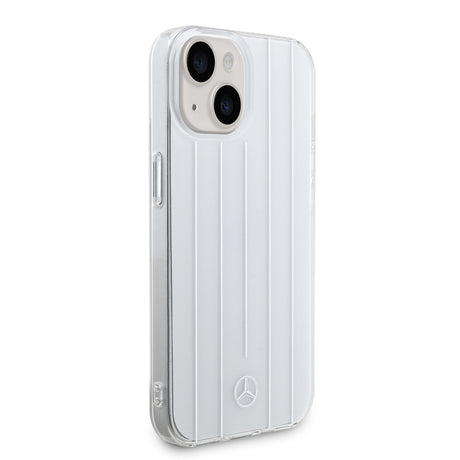Apple iPhone 14 Kılıf Mercedes Benz Orjinal Lisanslı New Urban 3 Sert PC Paralel Çizgi Desenli Kapak