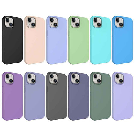 Apple iPhone 14 Kılıf Sıvı Teknolojili Silinebilir Sert Zore Kivi Kapak