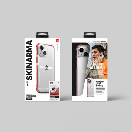 Apple iPhone 14 Kılıf SkinArma Şeffaf Airbag Tasarımlı Iro Kapak