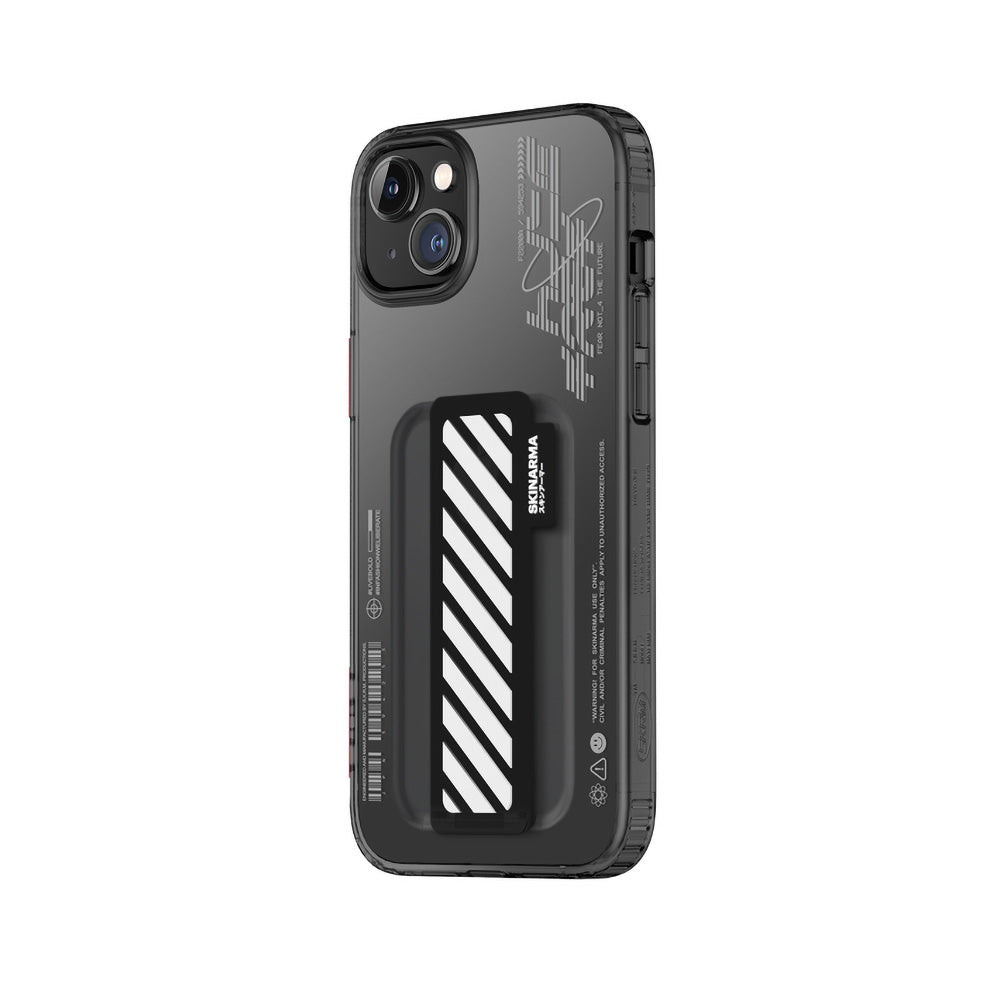 Apple iPhone 14 Kılıf SkinArma Şeffaf Desenli Kaze Kapak