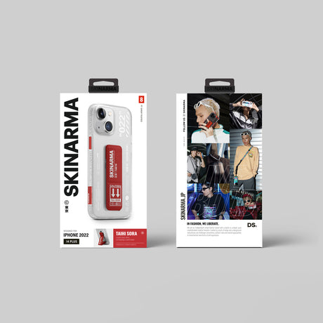 Apple iPhone 14 Kılıf SkinArma Standlı Şeffaf Tasarımlı Taihi Sora Kapak
