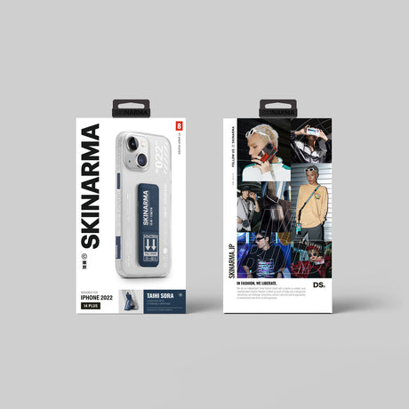Apple iPhone 14 Kılıf SkinArma Standlı Şeffaf Tasarımlı Taihi Sora Kapak