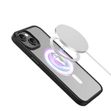 Apple iPhone 14 Kılıf Wireless Şarj Özellikli Zore Hibrit M-safe Kapak